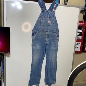 Vintage Round house overalls size 36x30